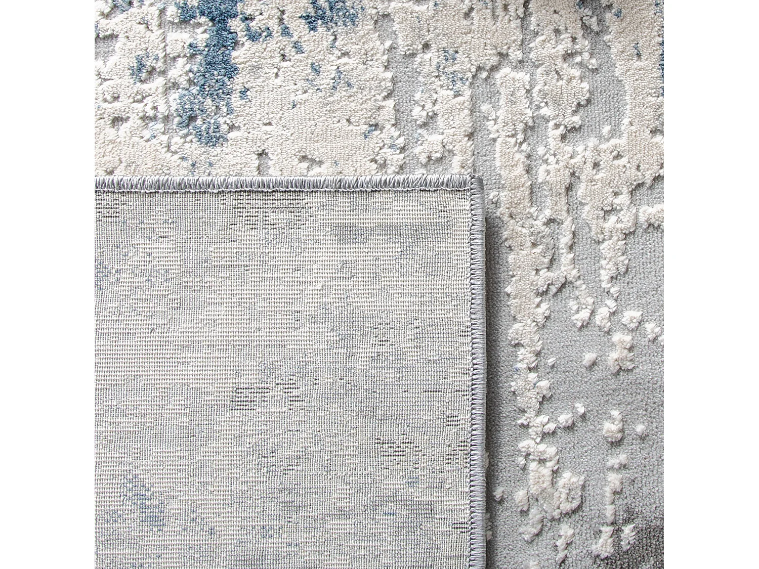 Tapis Gris/Bleu 122 X 183 cm - Cora
