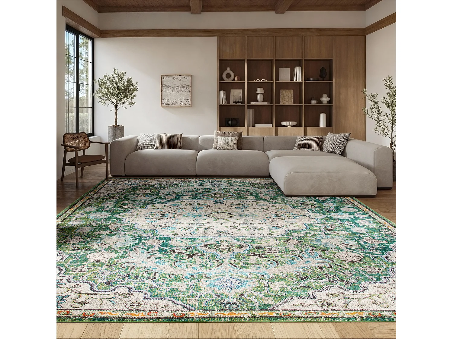 Tapis Vert 122 X 183 cm - Maia