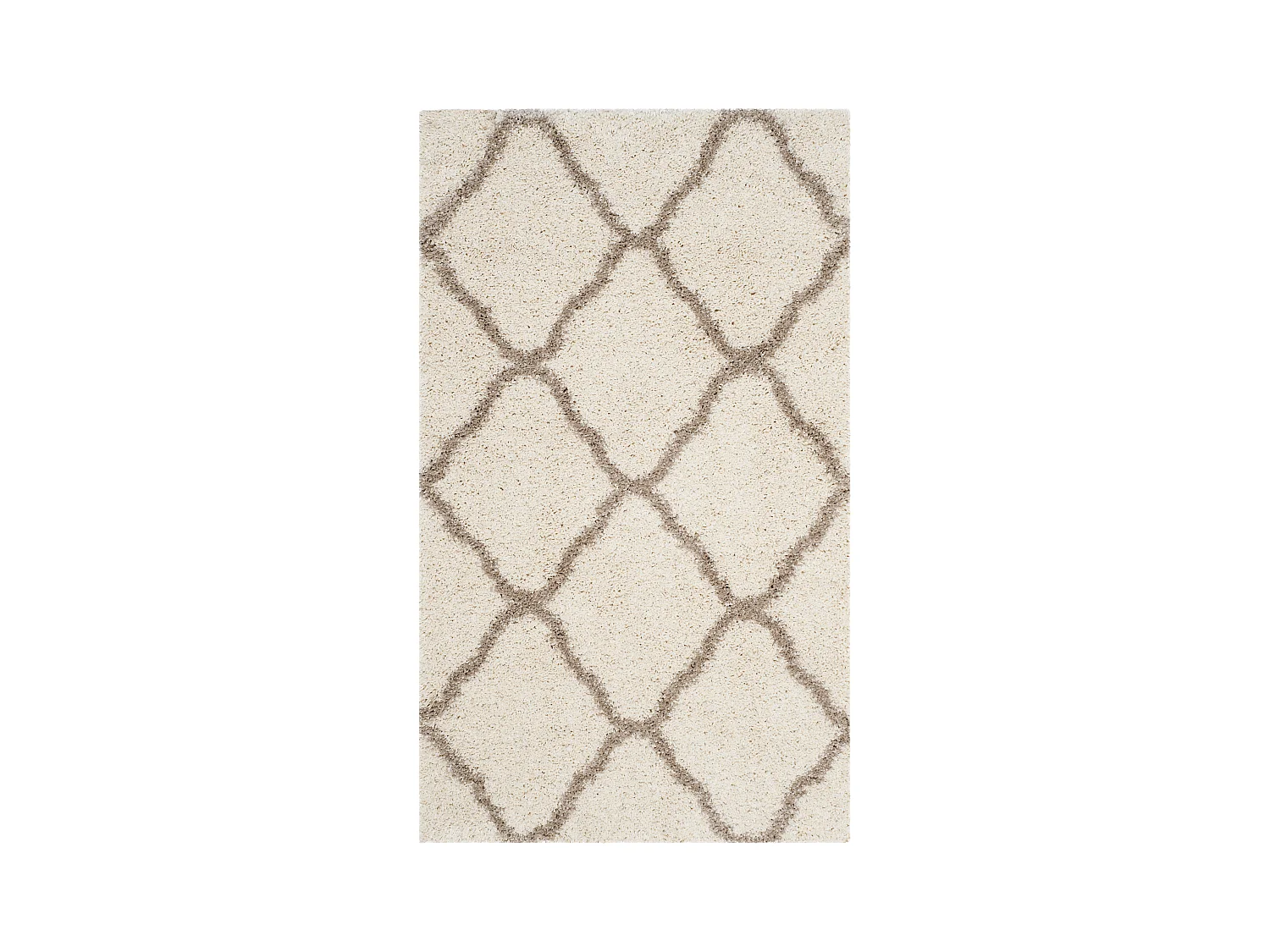 Tapis Neutre/Blanc 91 X 152 cm - Brooklyn