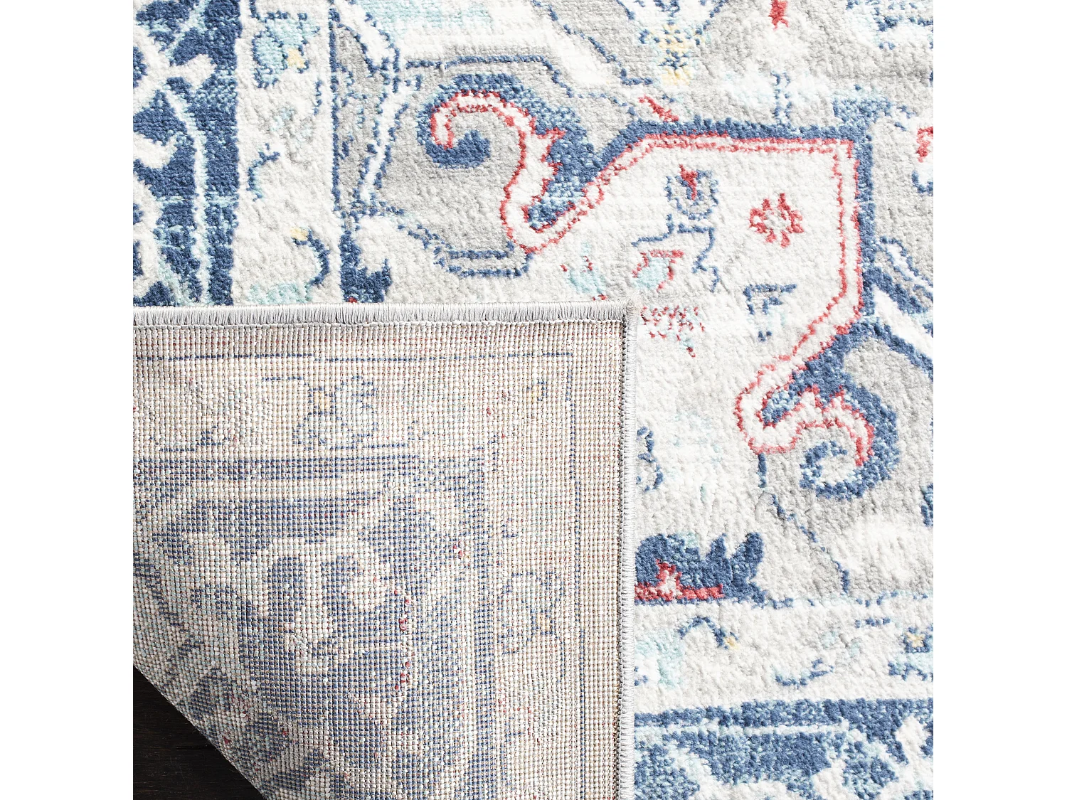 Tapis Gris/Bleu 160 X 229 cm - Saoirse