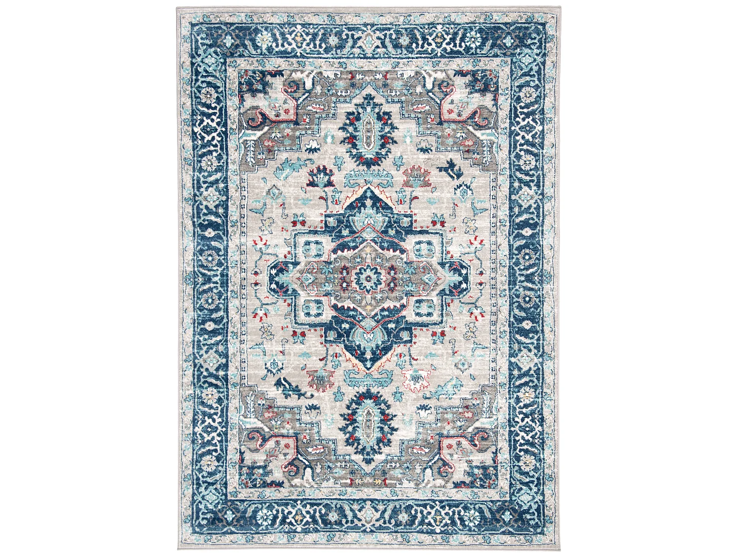 Tapis Gris/Bleu 160 X 229 cm - Saoirse