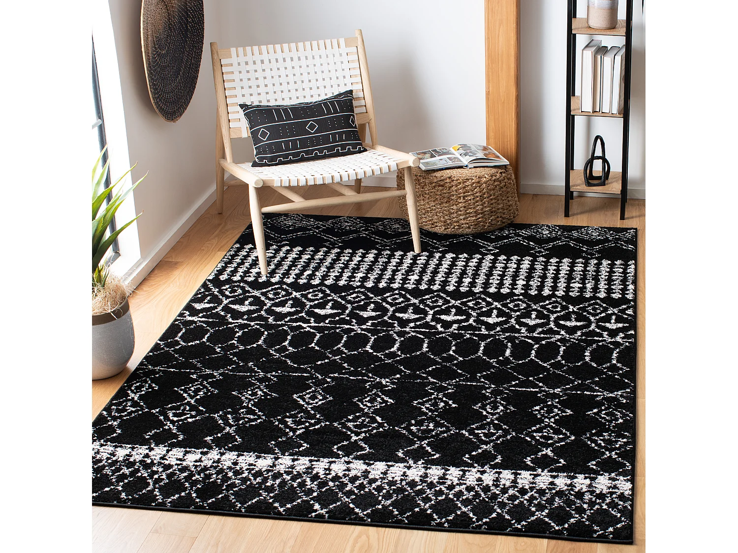 Tapis Noir 122 X 183 cm - Harmony