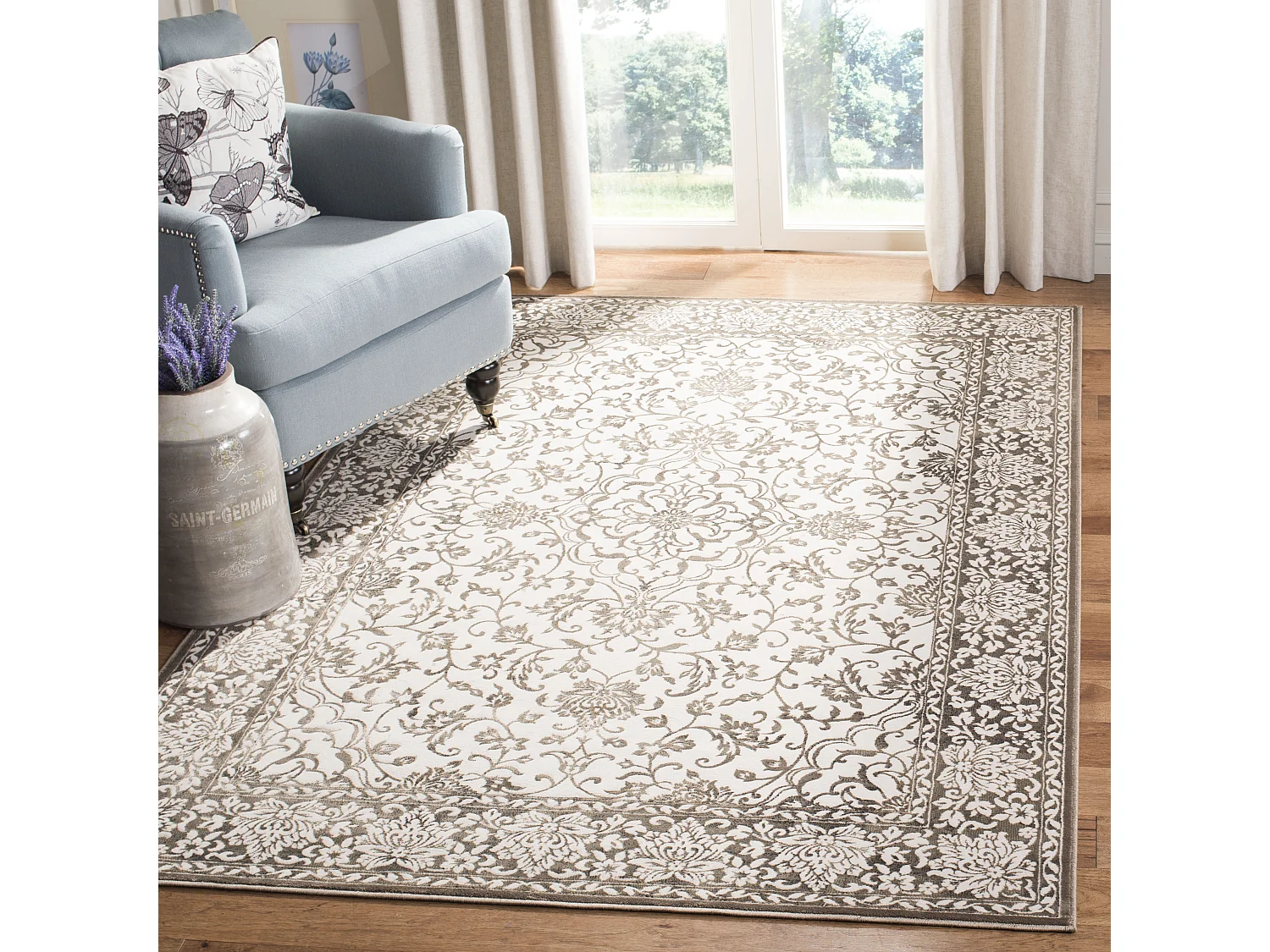 Tapis Marron/Neutre 122 X 170 cm - Alicia