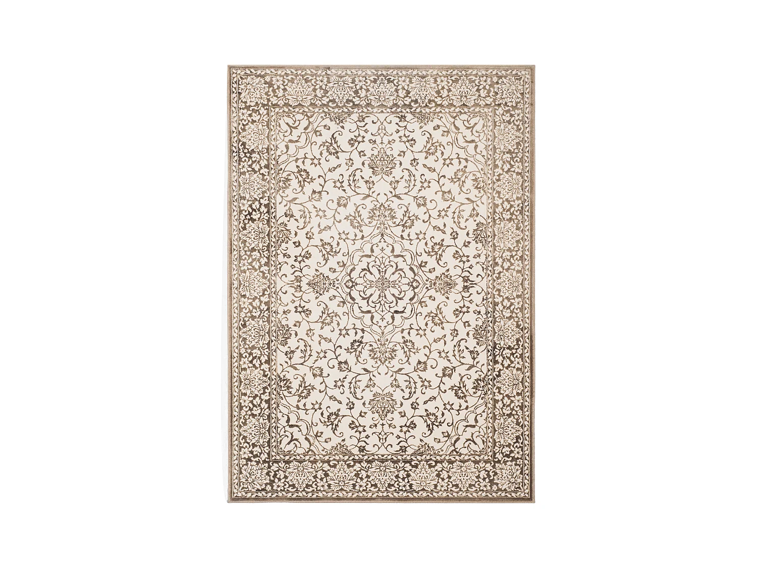 Tapis Marron/Neutre 122 X 170 cm - Alicia