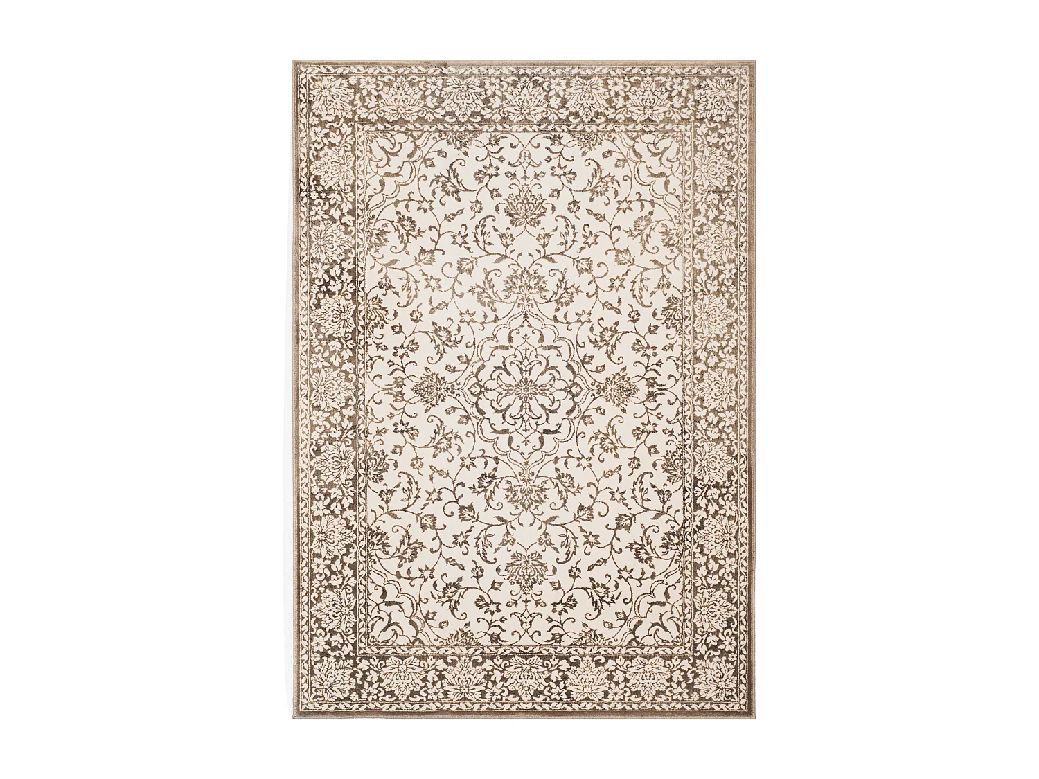 Tapis Marron/Neutre 122 X 170 cm - Alicia
