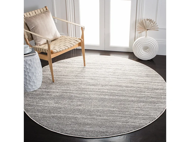 Tapis Ivoire/Argent 122 X 122 cm - Marius