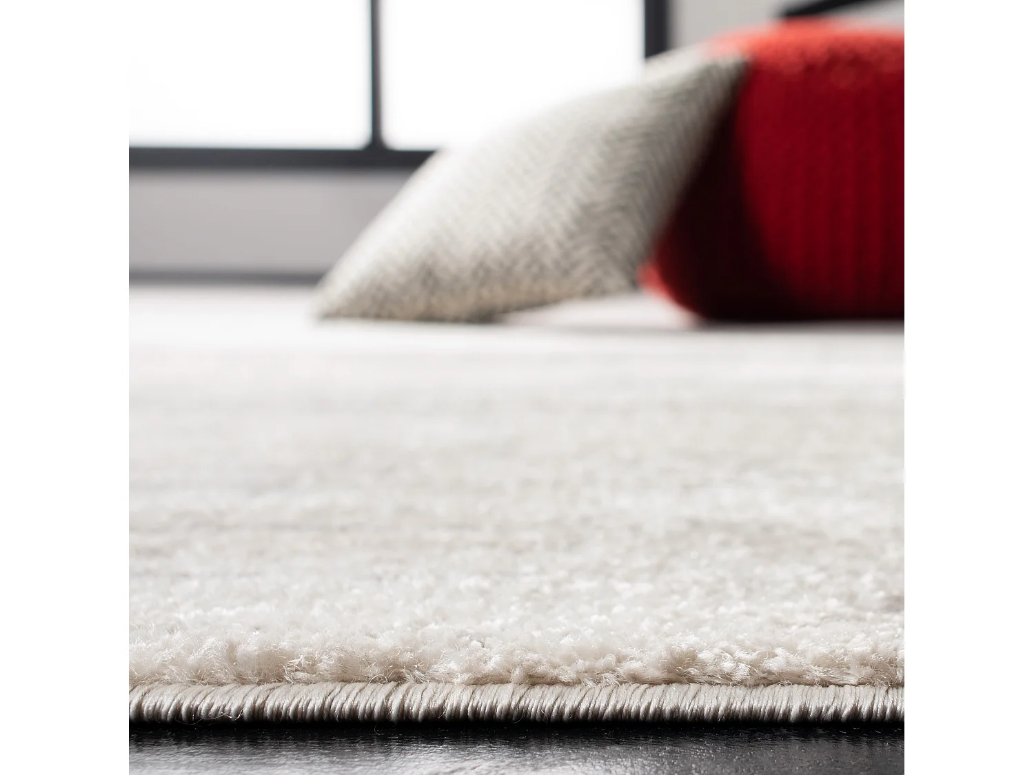 Tapis Ivoire/Argent 122 X 122 cm - Marius