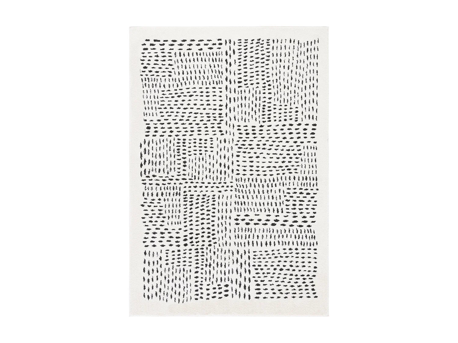 Tapis Ivoire/Noir 235 x 305 cm - Grazia