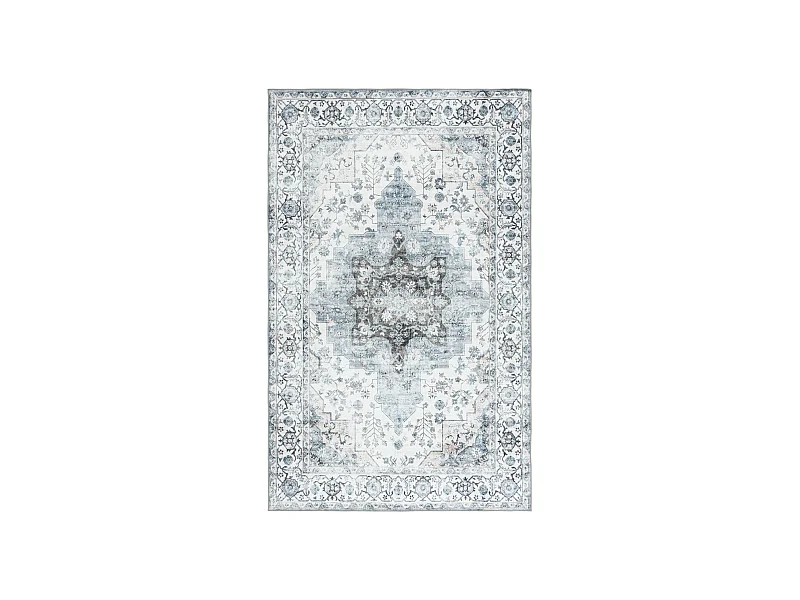 Tapis Ivoire/Bleu 244 X 305 cm - Coraline
