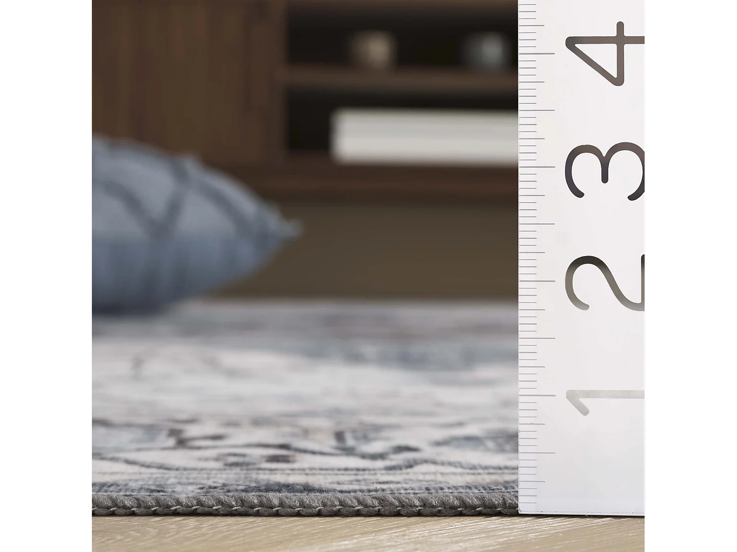 Tapis Ivoire/Bleu 244 X 305 cm - Coraline