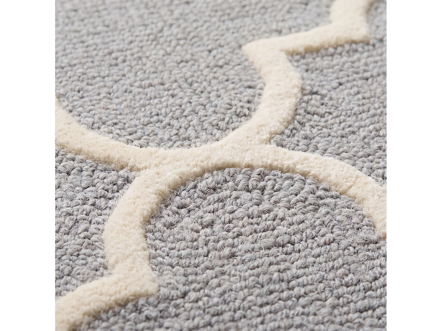 Tapis Argent/Ivoire 76 x 244 cm - Sky