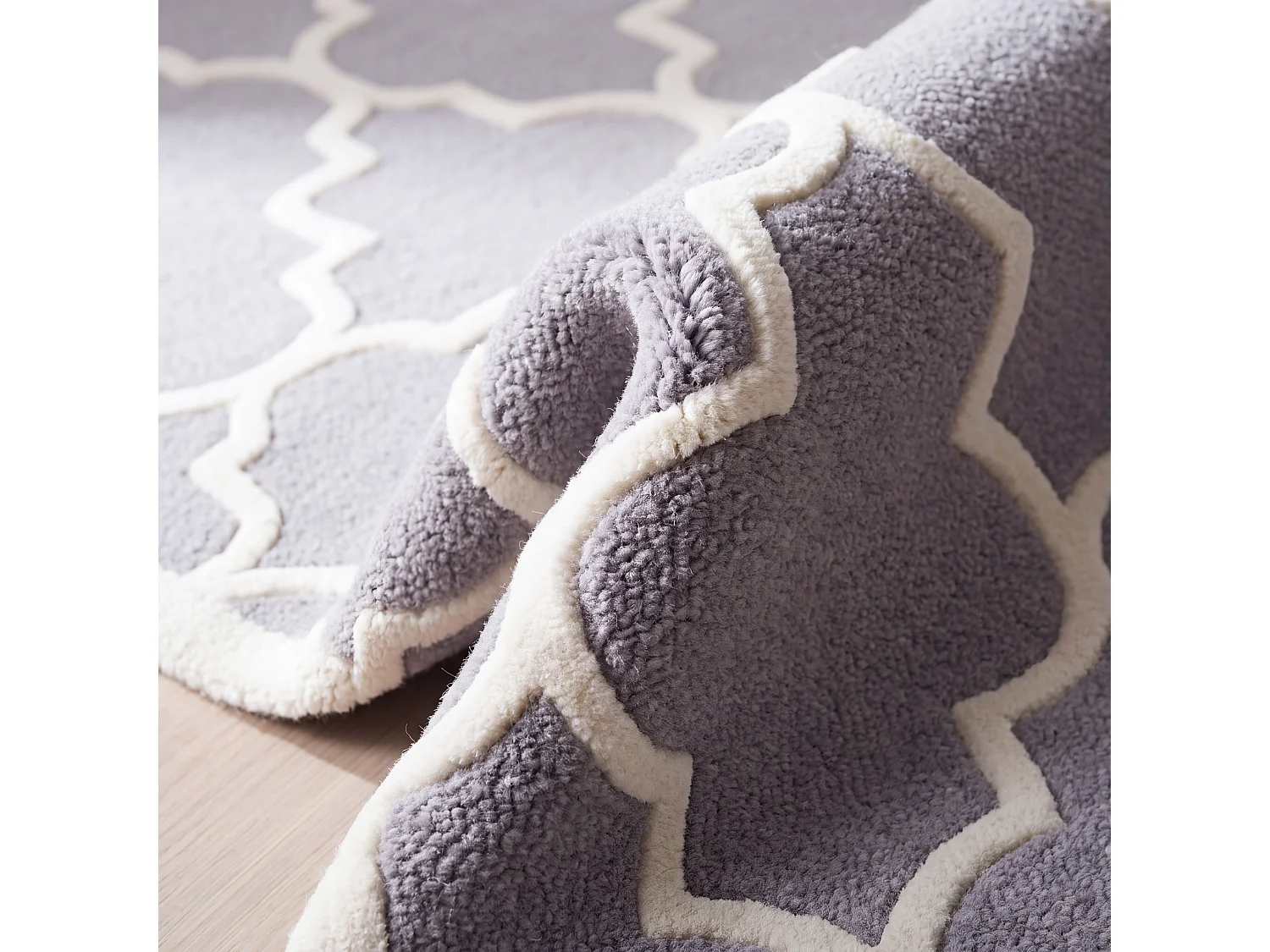 Tapis Argent/Ivoire 76 x 244 cm - Sky