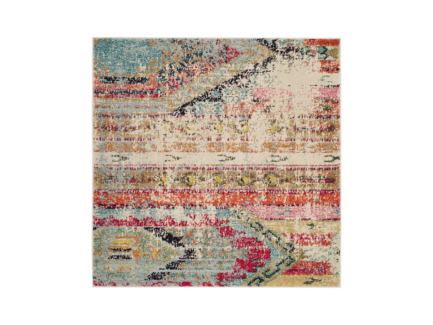 Tapis Multicolore 122 X 122 cm - Livia