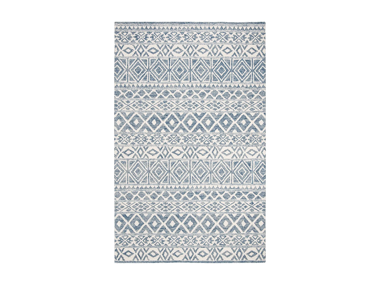 Tapis Neutre/Bleu 152 X 244 cm - Smith