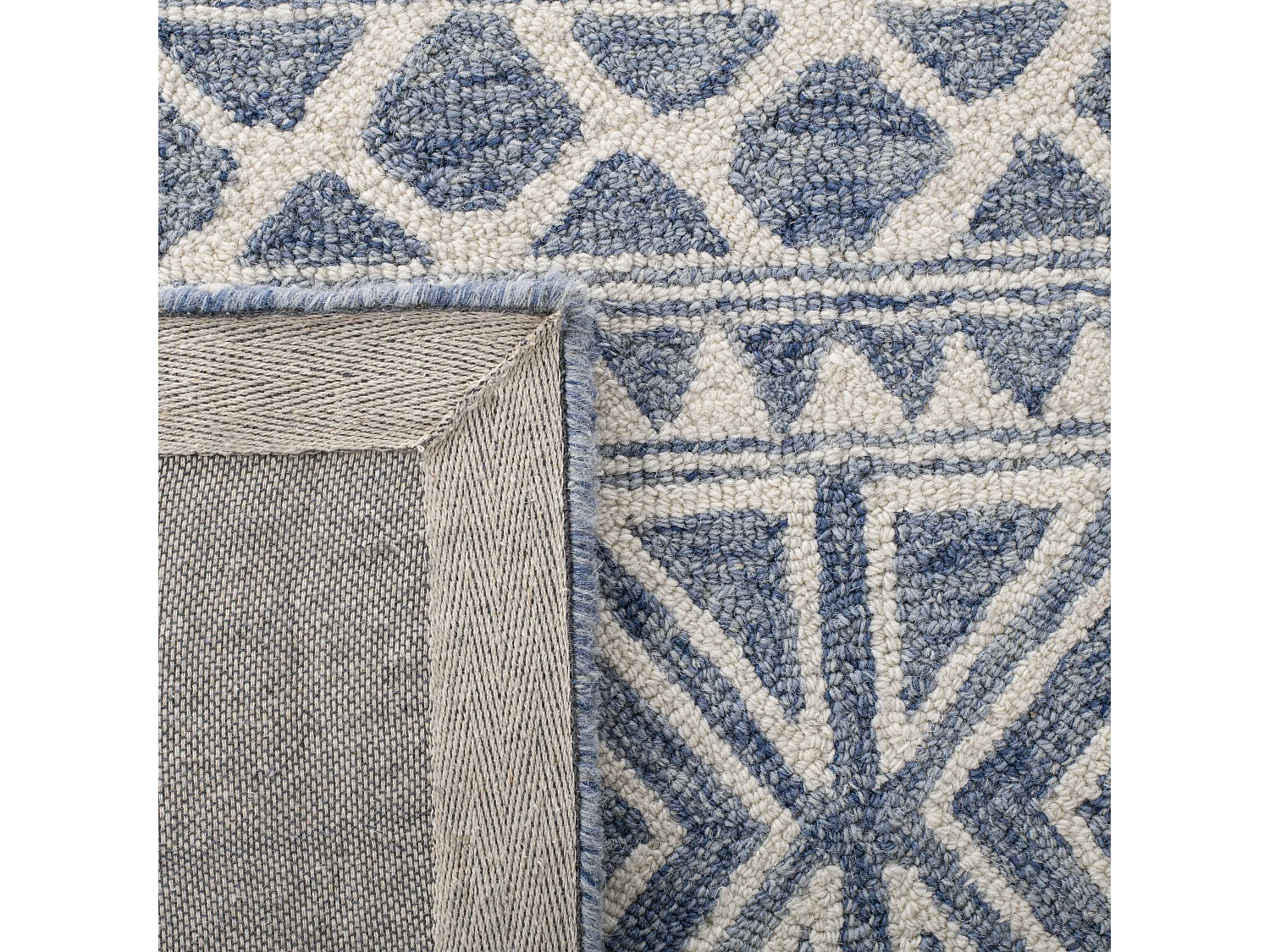 Tapis Neutre/Bleu 152 X 244 cm - Smith