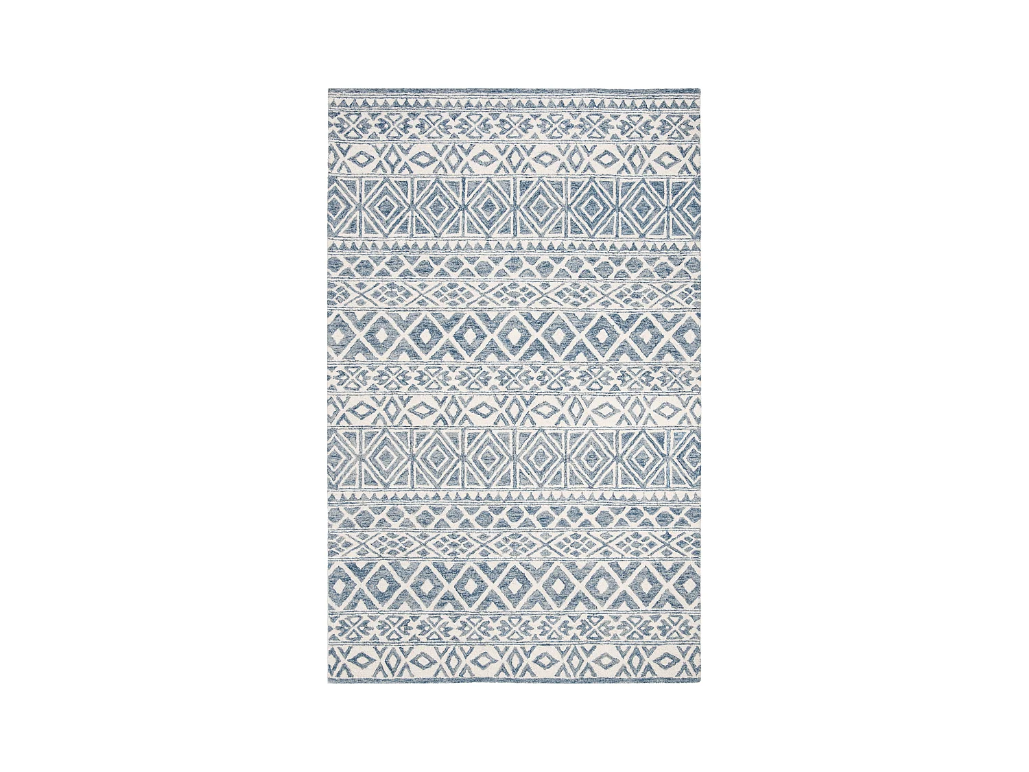 Tapis Neutre/Bleu 152 X 244 cm - Smith