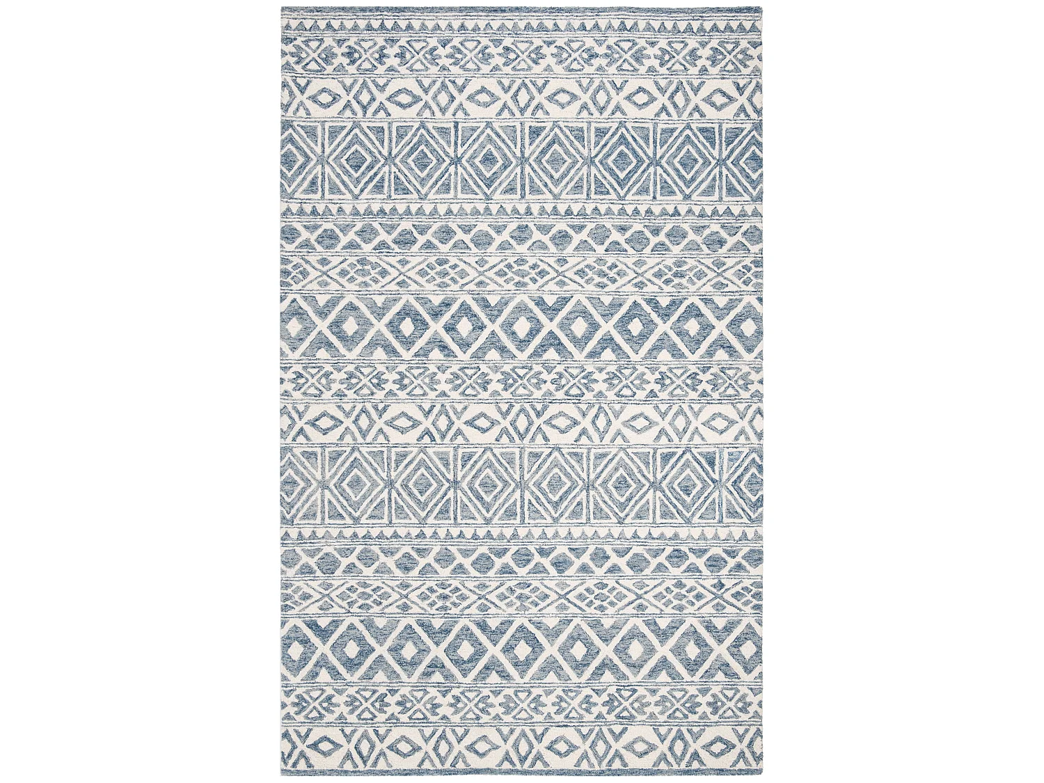 Tapis Neutre/Bleu 152 X 244 cm - Smith
