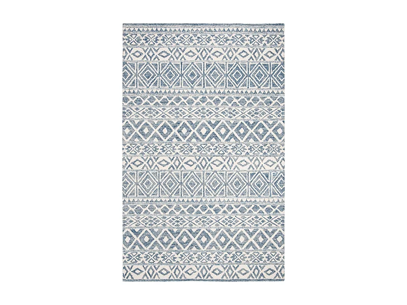 Tapis Neutre/Bleu 152 X 244 cm - Smith