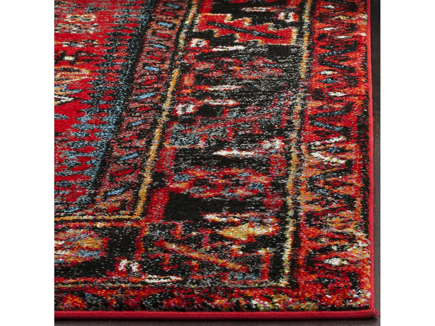 Tapis Rouge/Multicolore 61 X 91 cm - Henley