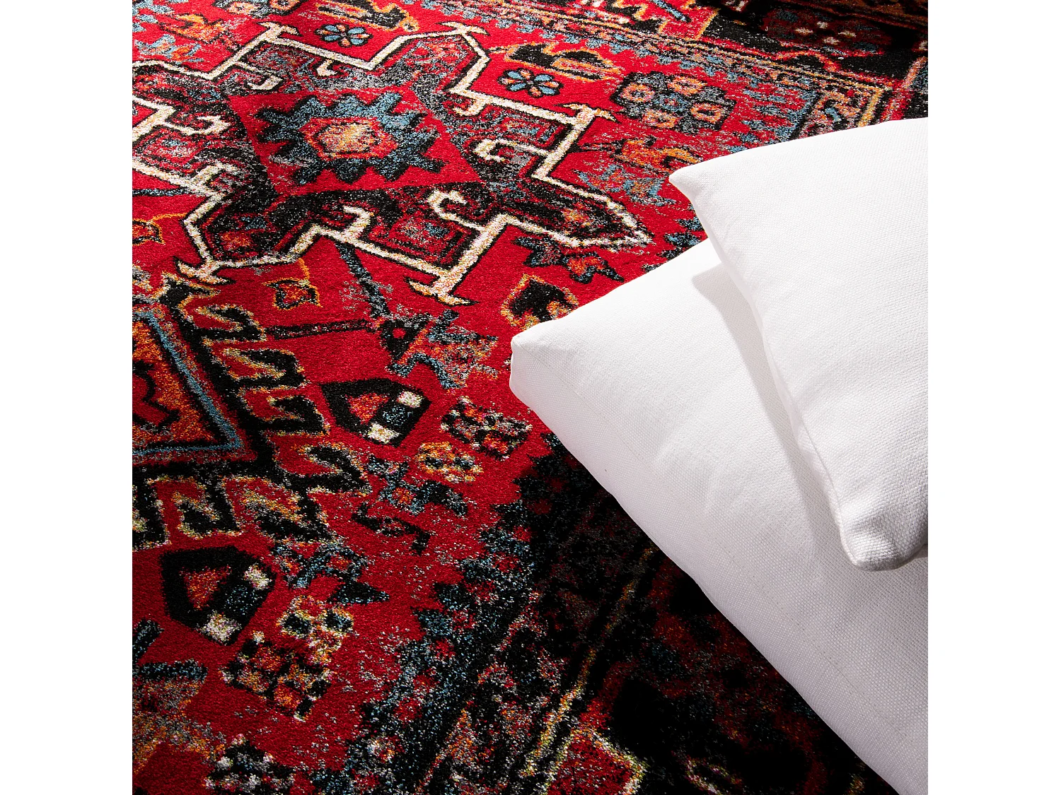 Tapis Rouge/Multicolore 61 X 91 cm - Henley