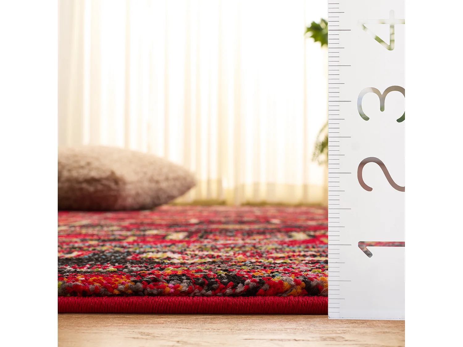Tapis Rouge/Multicolore 61 X 91 cm - Henley