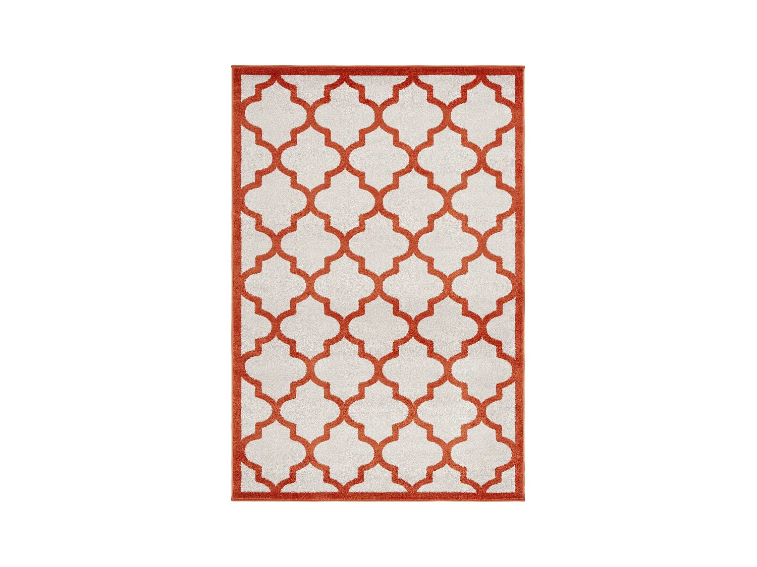 Tapis Neutre/Orange 152 X 244 cm - Derby