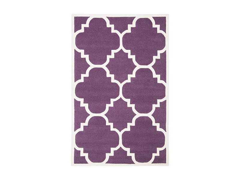 Tapis Violet/Ivoire 152 X 244 cm - Amaryllis