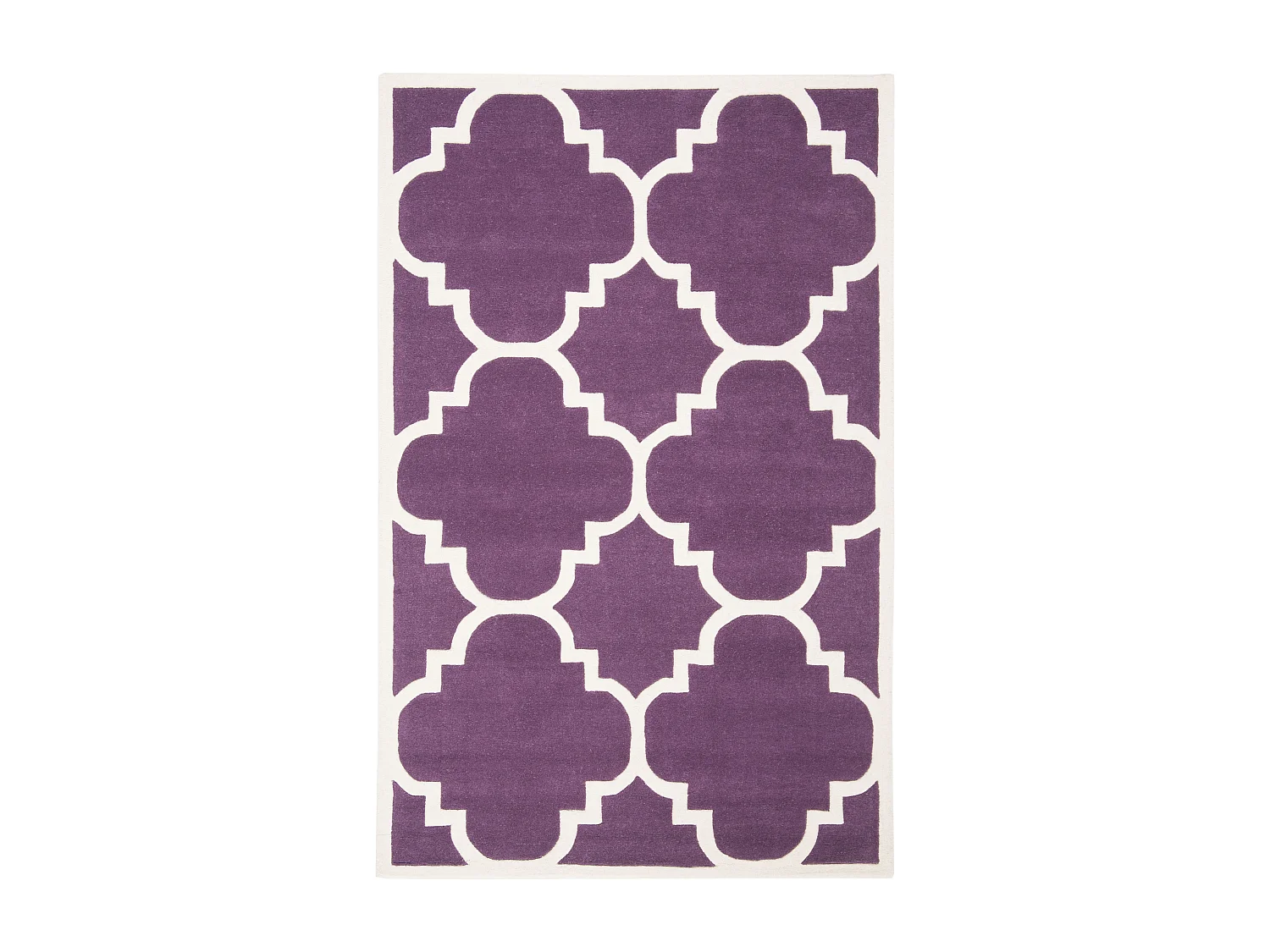 Tapis Violet/Ivoire 152 X 244 cm - Amaryllis