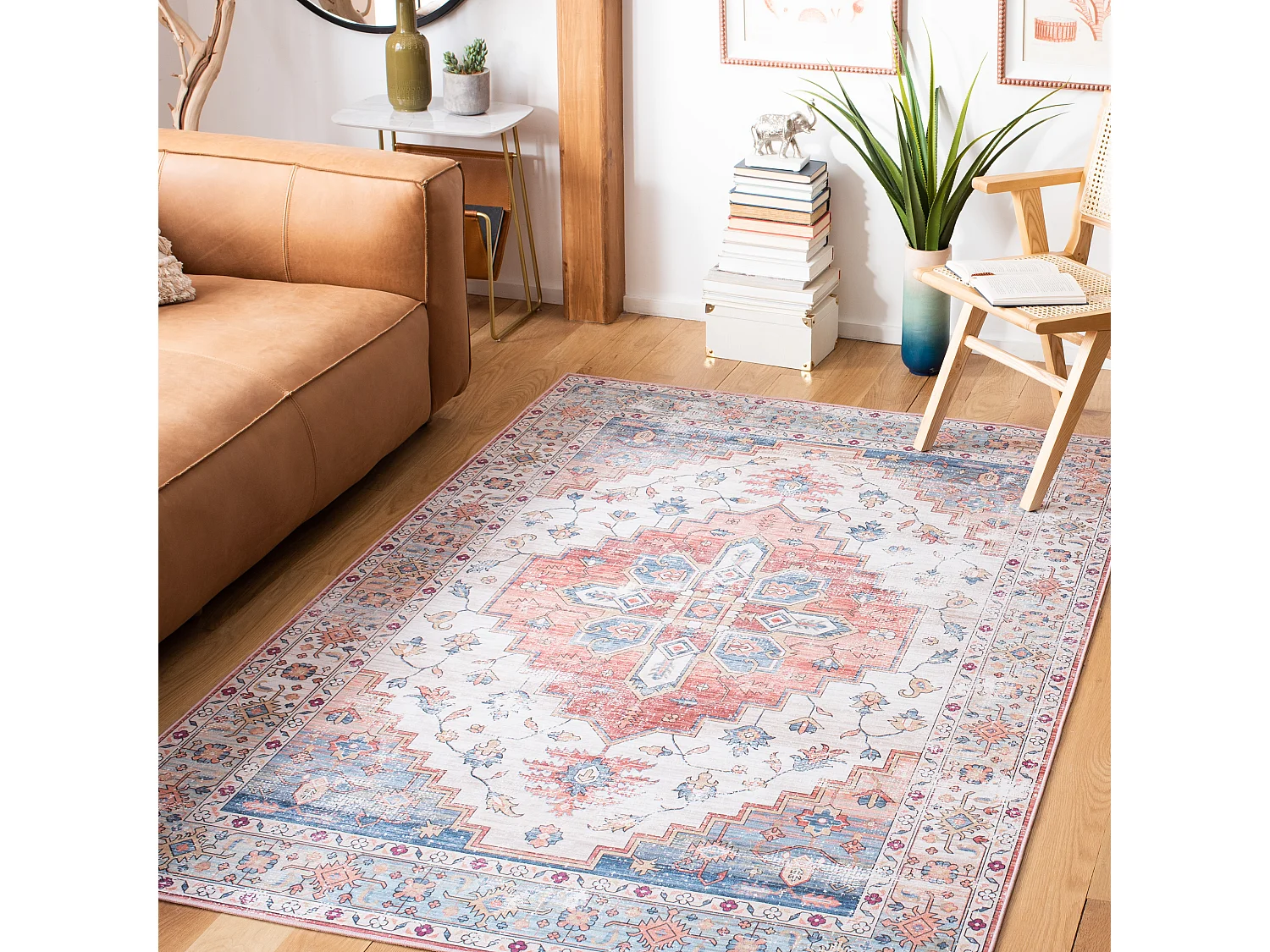 Tapis Beige/Bleu 183 X 274 cm - Tripp