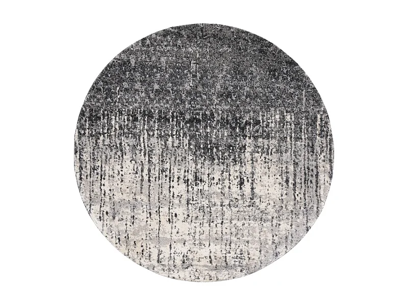 Tapis Noir/Gris clair 122 X 122 cm - Amare