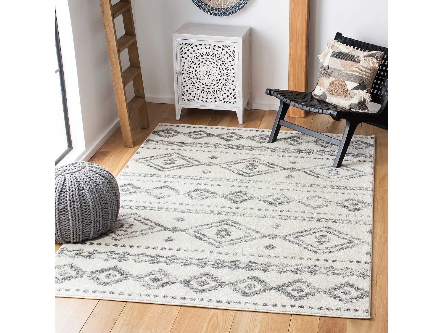 Tapis Blanc 165 X 231 cm - Poula