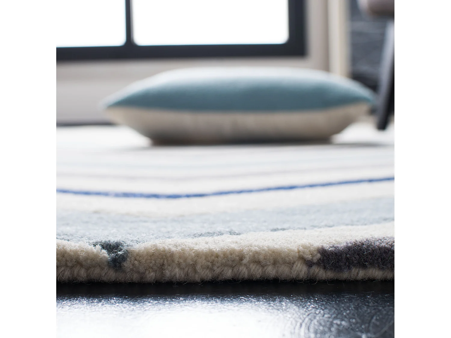 Tapis Neutre/Gris 122 X 183 cm - Octavia