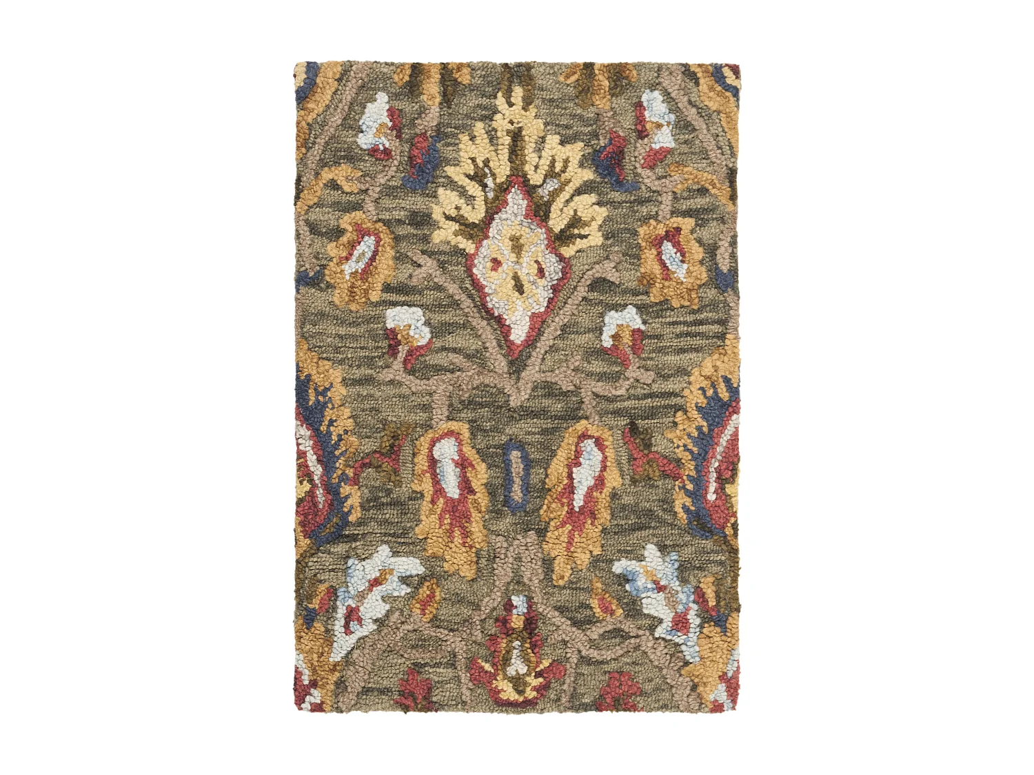 Tapis Vert/Multicolore 69 X 122 cm - Juni