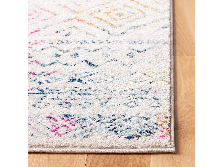 Tapis Neutre/Rose 91 X 152 cm - Makayla