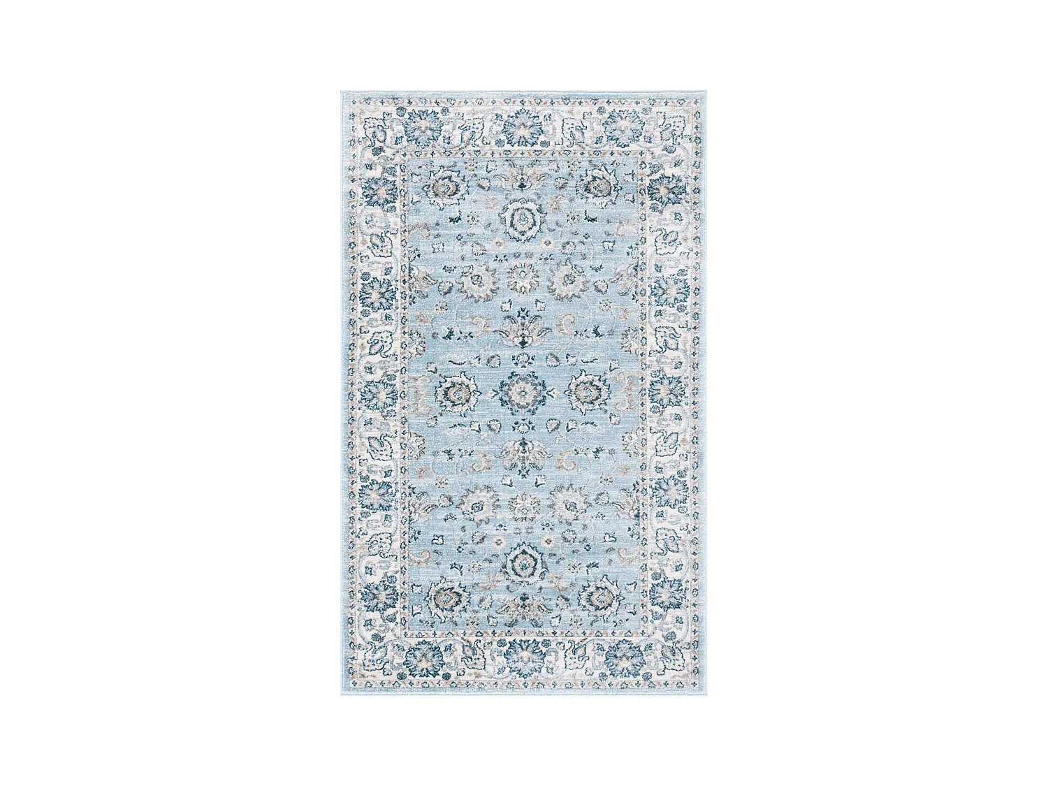 Tapis Bleu/Neutre 122 X 183 cm - Alayna