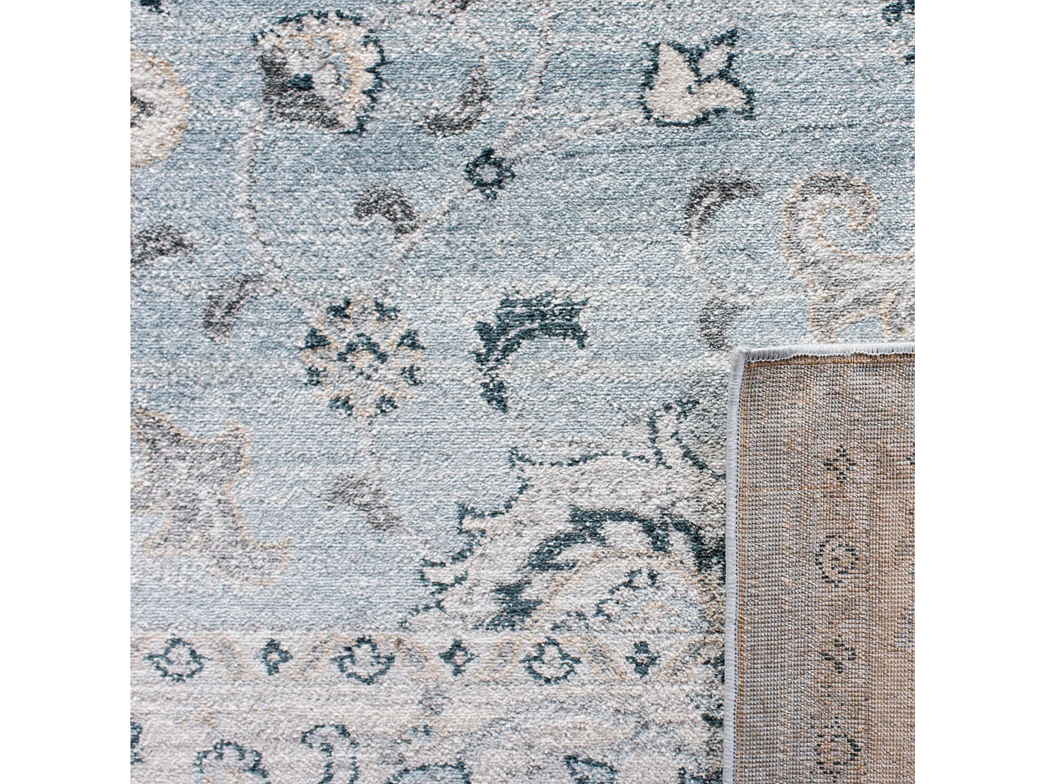 Tapis Bleu/Neutre 122 X 183 cm - Alayna