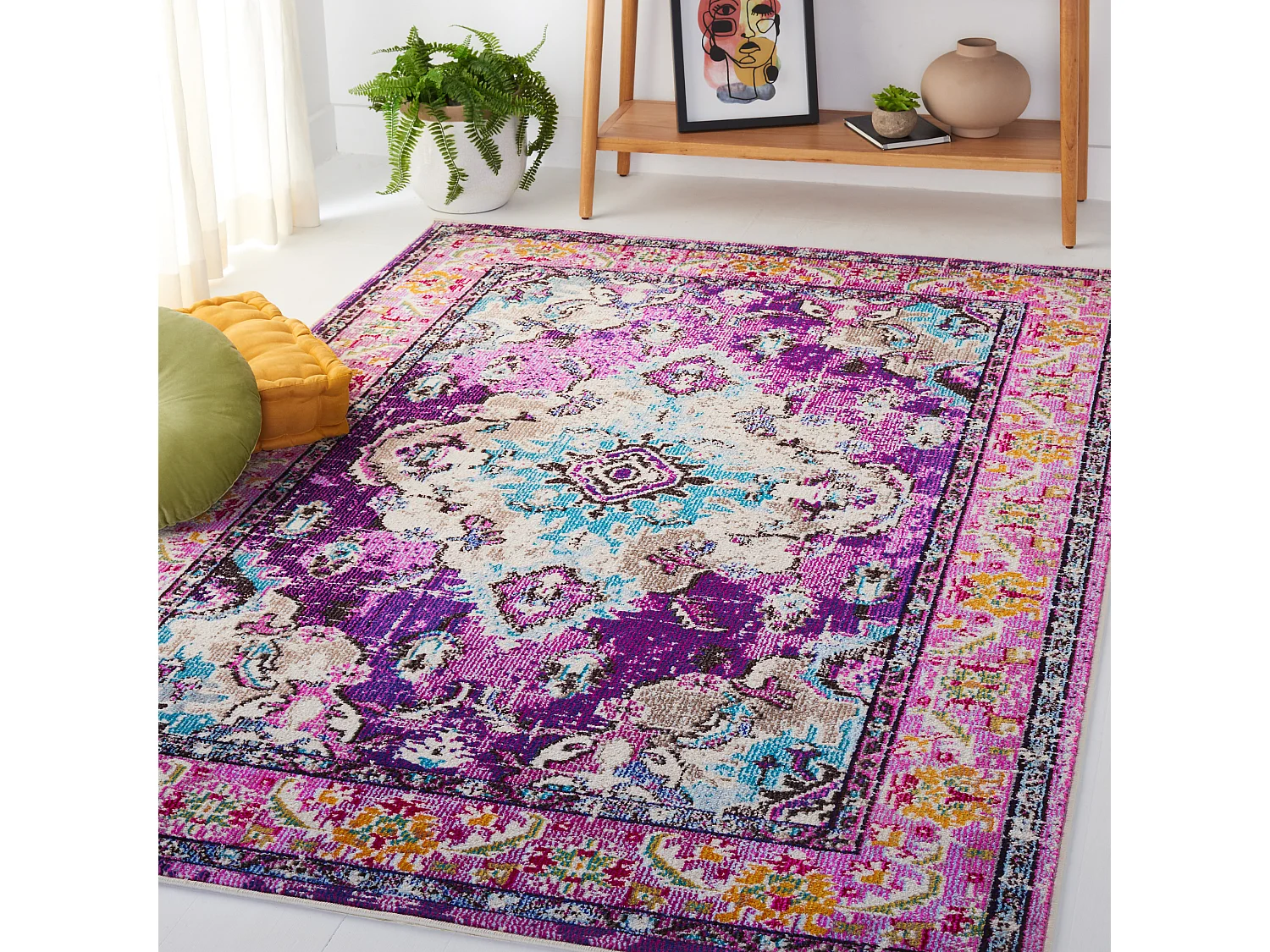 Tapis Violet/Bleu 122 X 170 cm - Milà