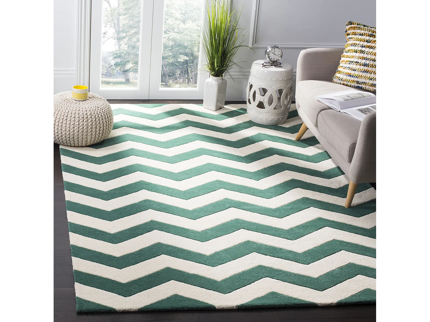 Tapis Bleu/Neutre 183 X 274 cm - Anneliese