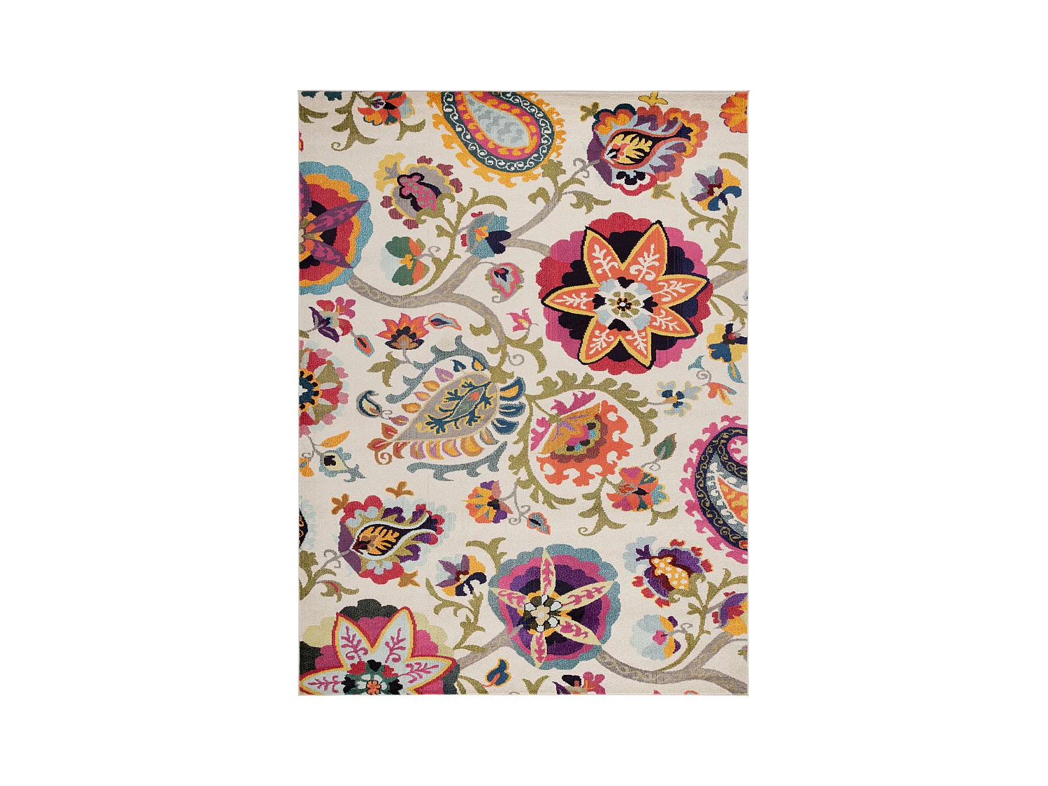 Tapis Neutre/Multicolore 244 X 335 cm - Maryellis