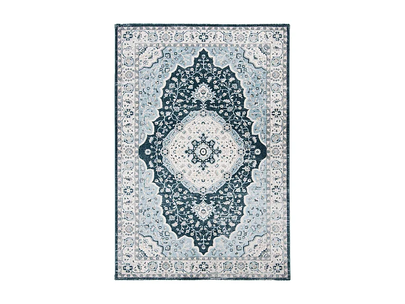 Tapis Bleu/Neutre 122 X 183 cm - Ingrid