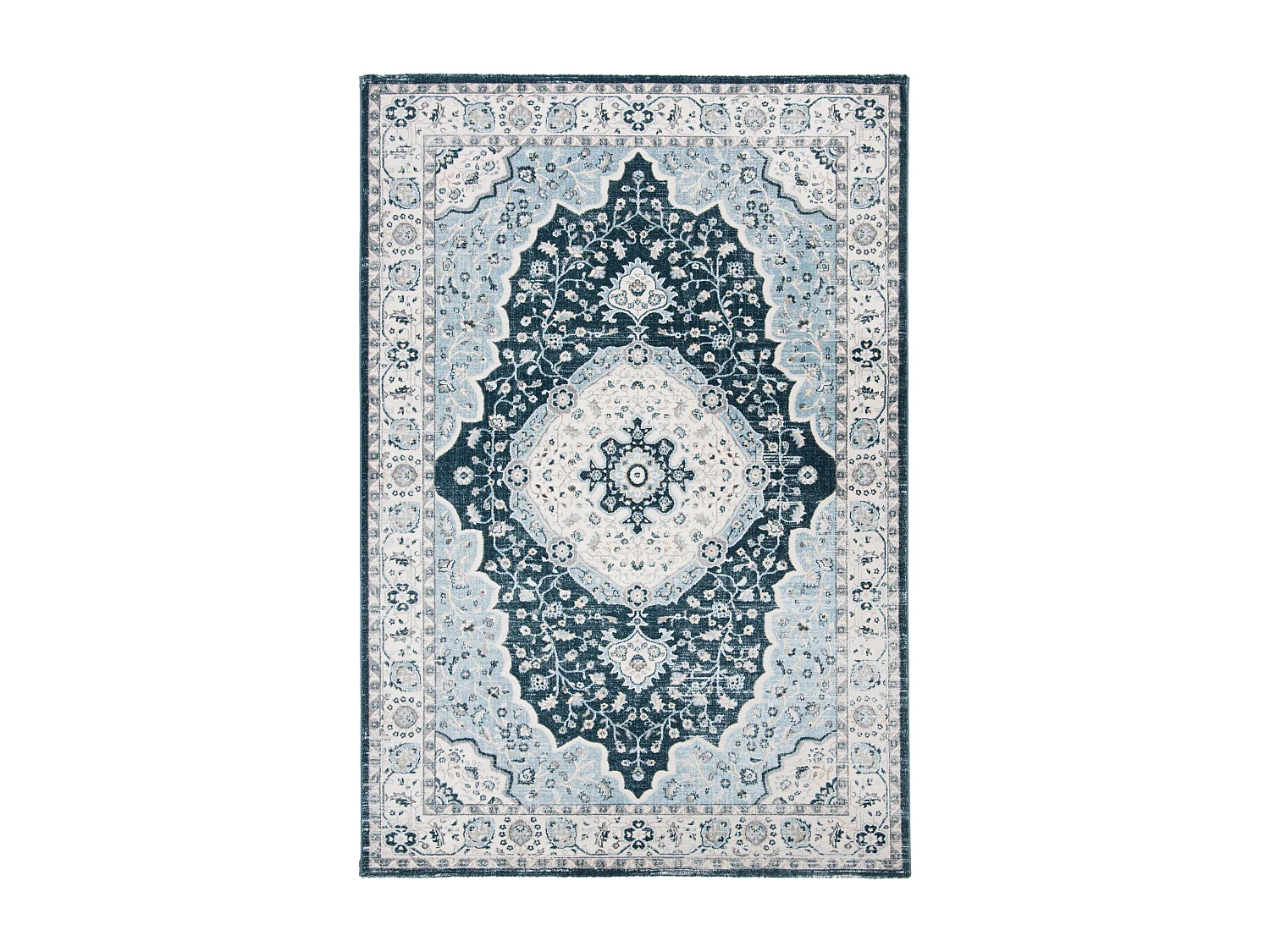 Tapis Bleu/Neutre 122 X 183 cm - Ingrid