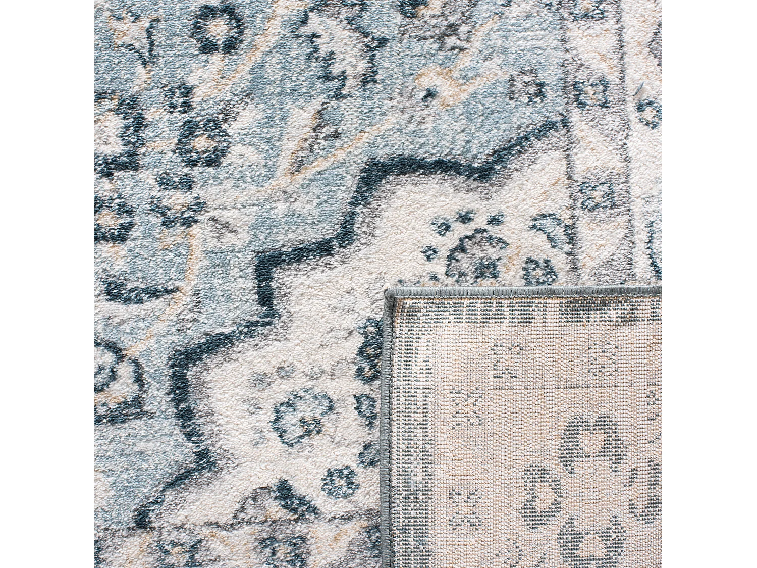 Tapis Bleu/Neutre 122 X 183 cm - Ingrid