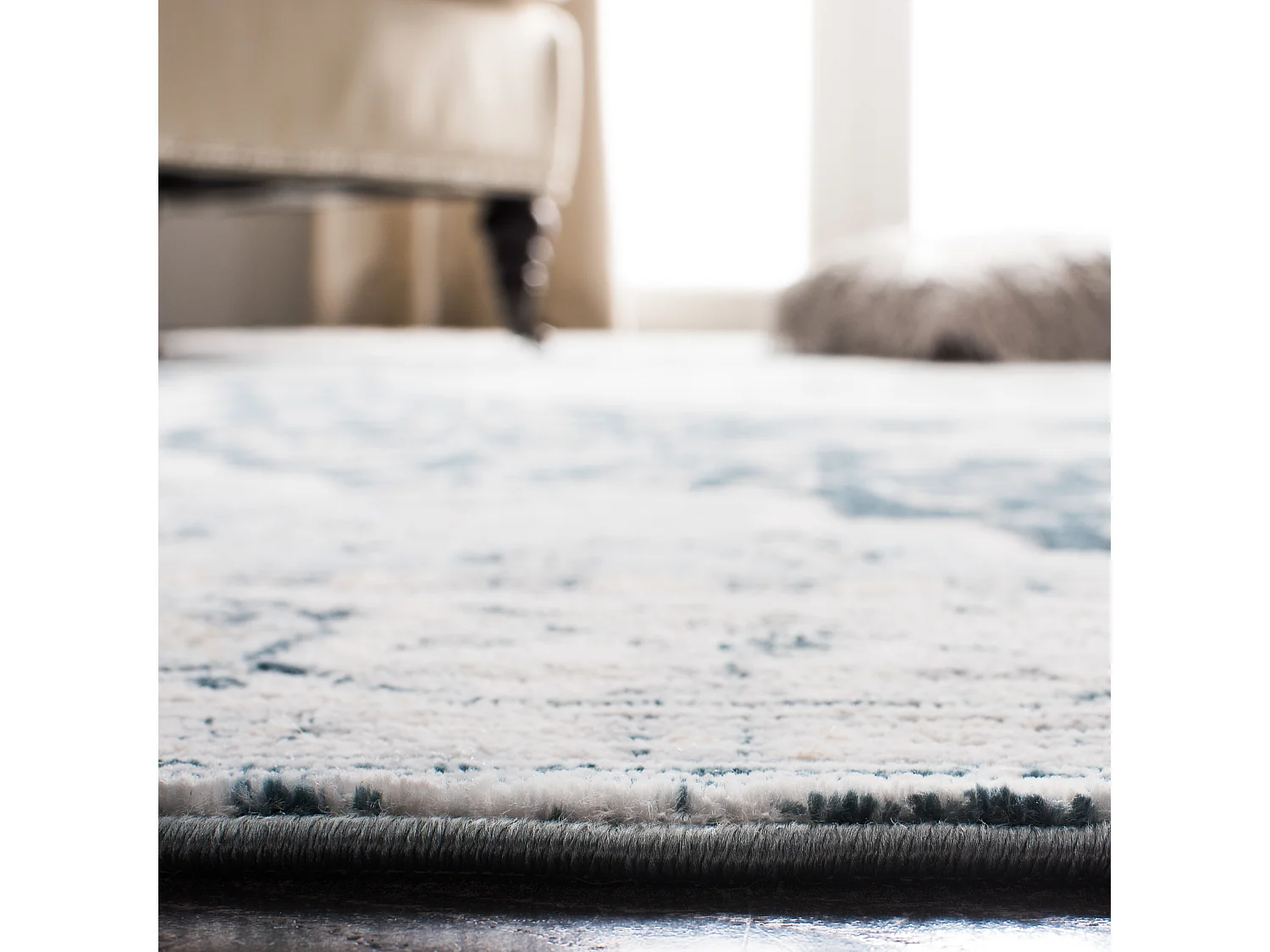 Tapis Bleu/Neutre 122 X 183 cm - Ingrid