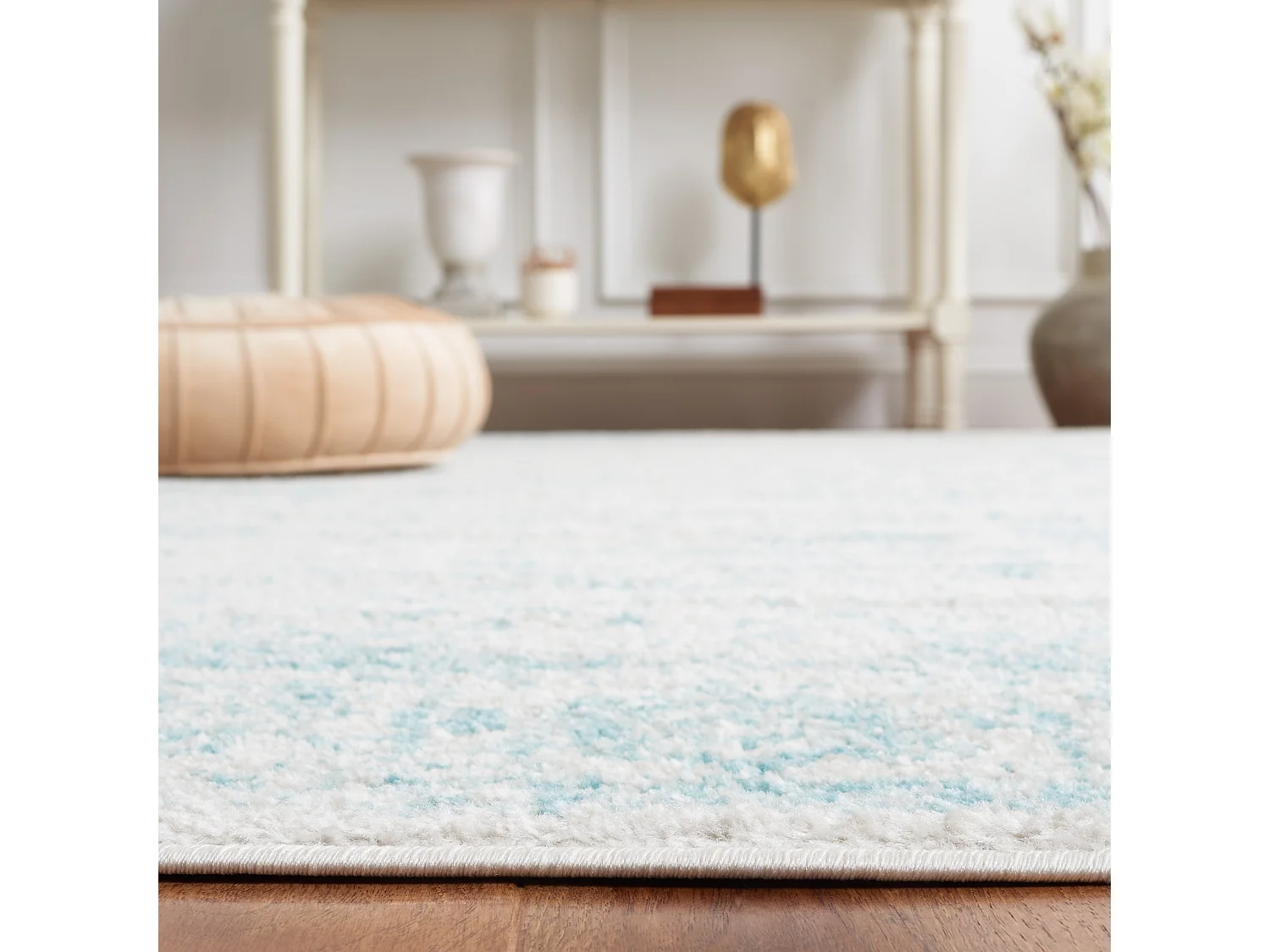 Tapis Neutre/Bleu 122 X 183 cm - Lucinda