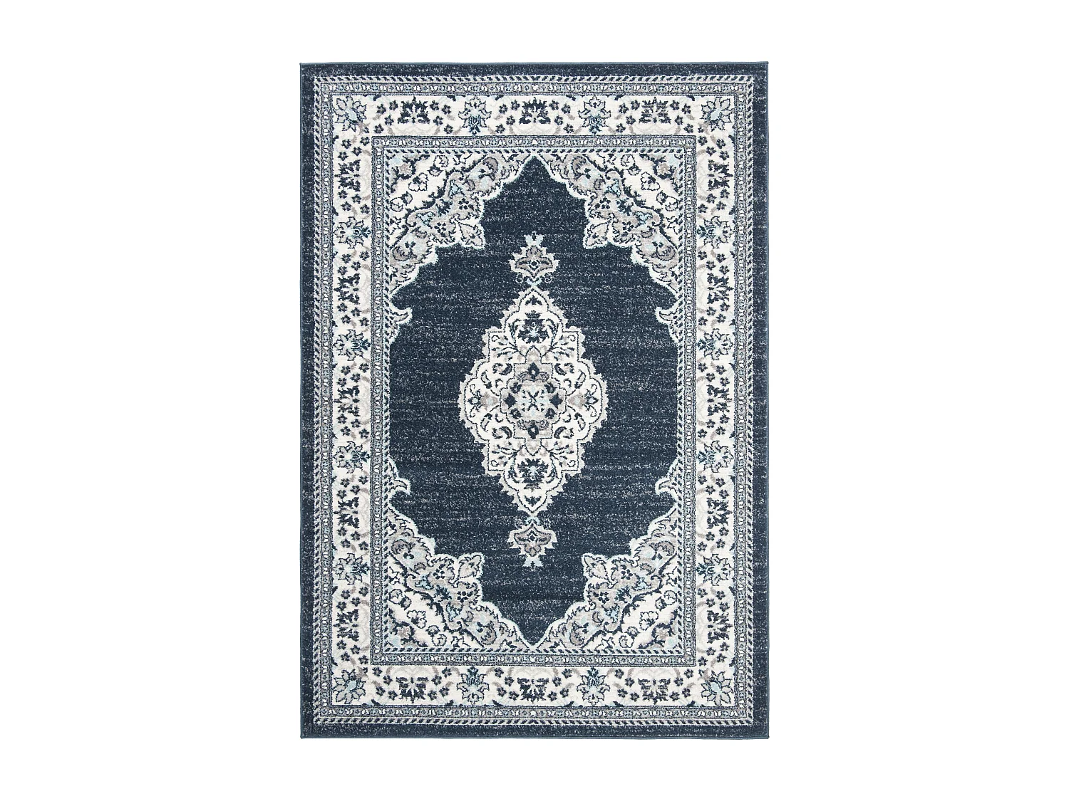 Tapis Neutre/Bleu 160 X 231 cm - Mallory