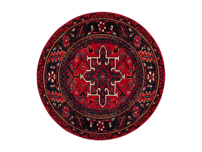 Tapis Rouge/Multicolore 91 X 91 cm - Henley