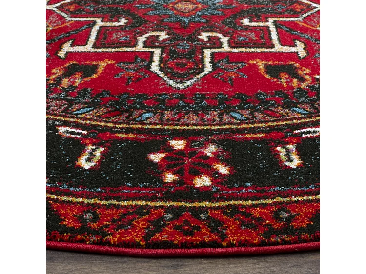 Tapis Rouge/Multicolore 91 X 91 cm - Henley
