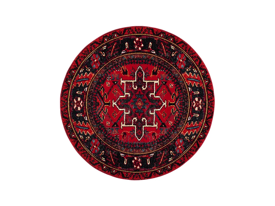 Tapis Rouge/Multicolore 91 X 91 cm - Henley