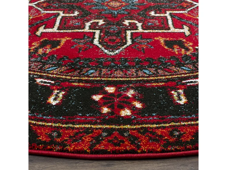Tapis Rouge/Multicolore 91 X 91 cm - Henley