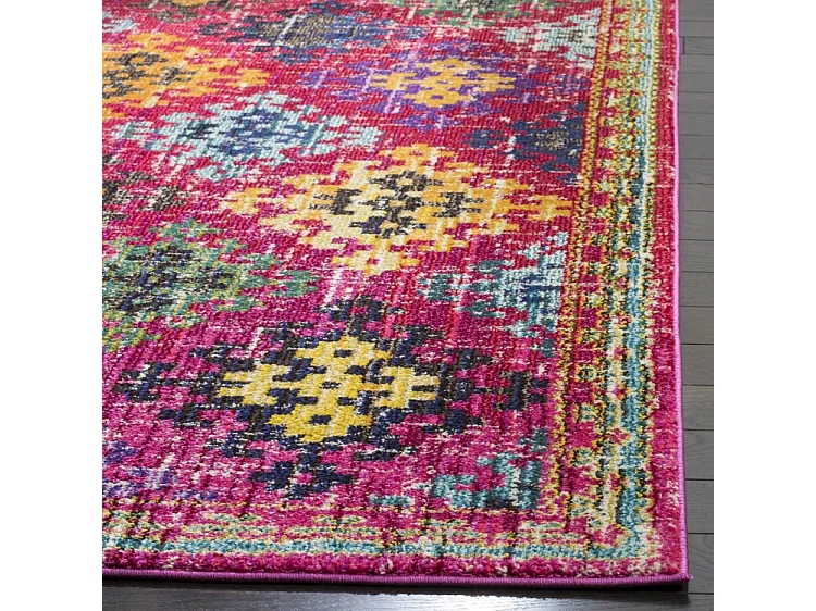 Tapis Rose/Multicolore 66 X 244 cm - Lunya